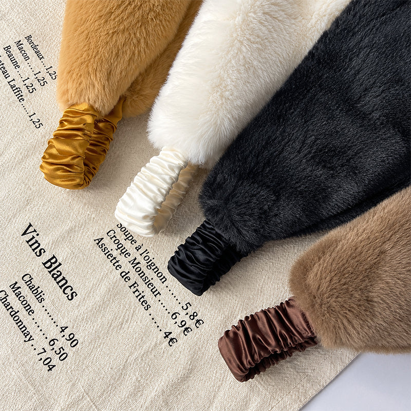 Faux Fur Winter Sports Wide Headband