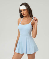 Tennis Golf Dress with Short and Pocket