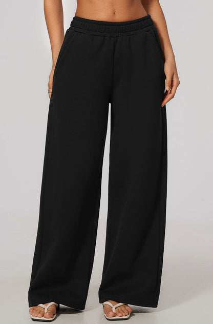 Wide Leg Casual Sweatpants with Pockets