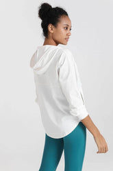 Sun Protection Full-Zip Hooded Jacket