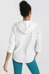 Sun Protection Full-Zip Hooded Jacket