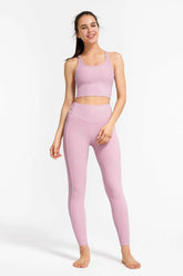 Ribbed Racerback Cropped Tank Tops