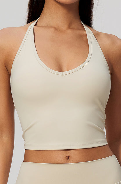 Adjustable Halter Sports Tank Top