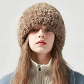 Soft Fuzzy Knitted Warm Beanie Hat