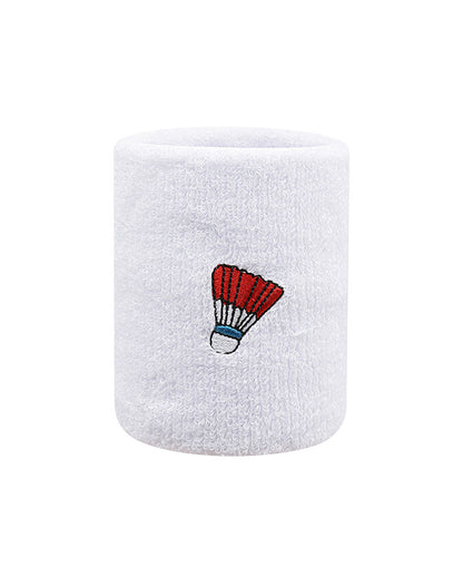 Badminton Embroidery Sports Wristband Set