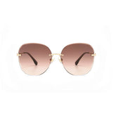 Elegant Rimless Cutting Lens Sunglasses