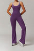 Sleeveless One Piece Backless Yoga Jumpsuit