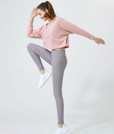 Long Sleeve Crop Yoga T-Shirt