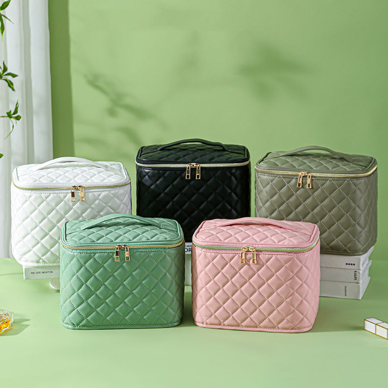 Large Travel Makeup Bag Organizer Cosmetic Bags with Dividers