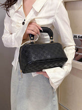 PU Leather Pouch Open Flat Cosmetic Bags with Handle