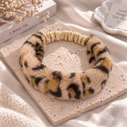 Plush Winter Hairband Yoga Fuzzy Headwrap