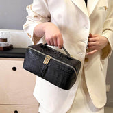 Large PU Leather Travel Cosmetic Bag