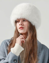 Fuzzy Furry Winter Faux Fur Hat Warm Fluffy Bucket Hat