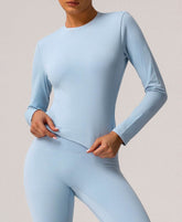 Long Sleeve Slim Fitted T-Shirts Basic Tees
