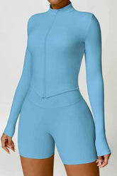 Long Sleeve Zip Up Jacket