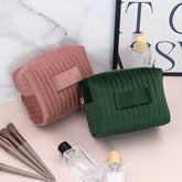 Velvet Makeup Bag Cosmetic Travel Organizer Toiletry Bag