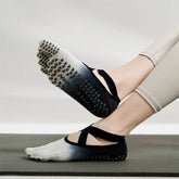 Tie-dye Lace Five Finger Non-Slip Yoga Socks