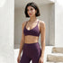 Spaghetti Straps Cross Back Sports Bra -