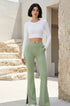 High Waisted Bootcut Flare Yoga Pants with Pockets -