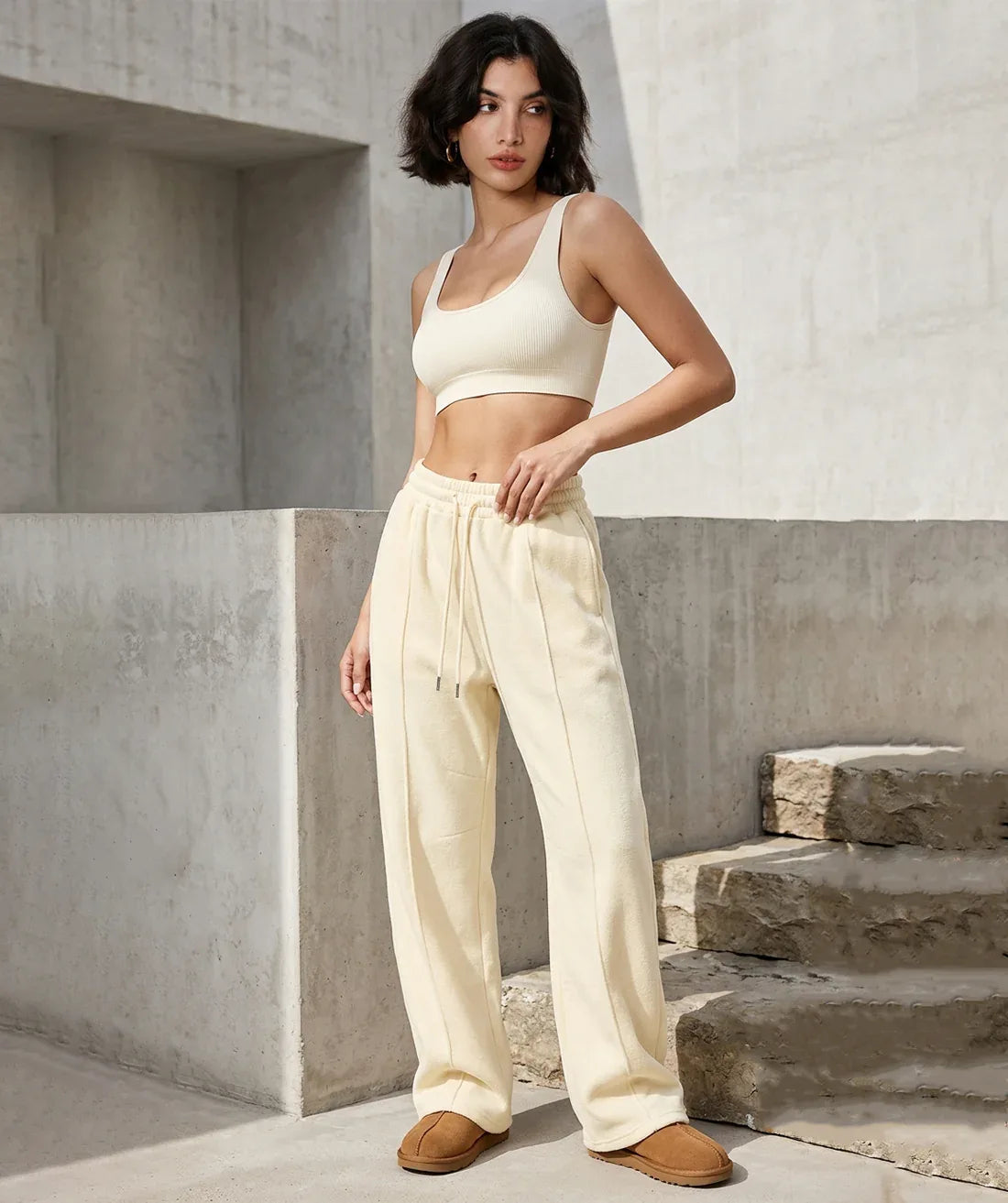 Casual Yoga Jogger Pant with Drawstring and Pockets -
