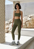 Activewear Set with Halter Sports Bra and Legging -