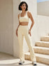 No Front Seam High Waisted Flare Bootcut Yoga Pants -