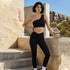 Activewear Sets with One Shoulder Sports Bra and Leggings -