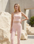 Lace Trim Tank Tops Asymmetrical Shoulder Straps Camisole -