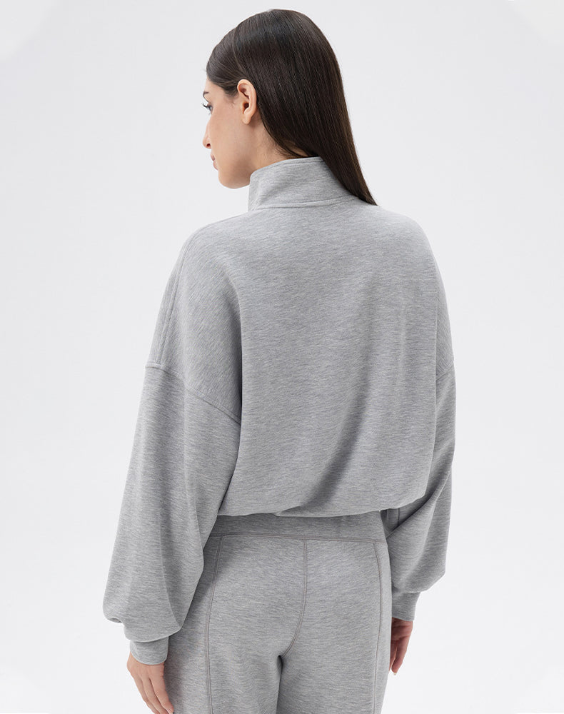 Half Zipper Casual Long Sleeve Sweatshirts