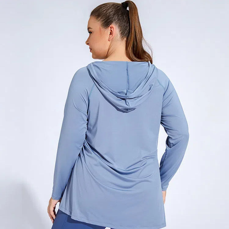 Plus Size Long Sleeve Hoodie