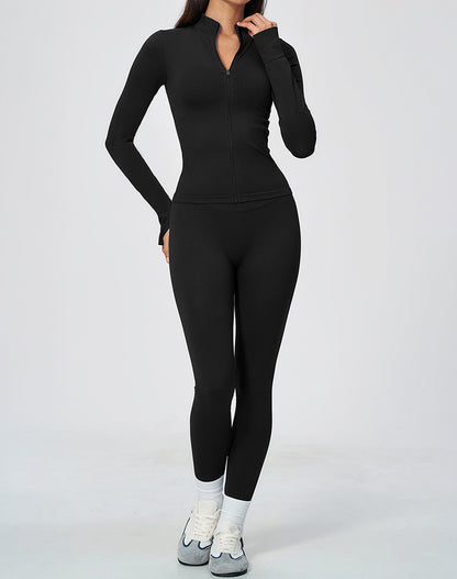 2-Piece Athletic Set Zip Jacket and Leggings