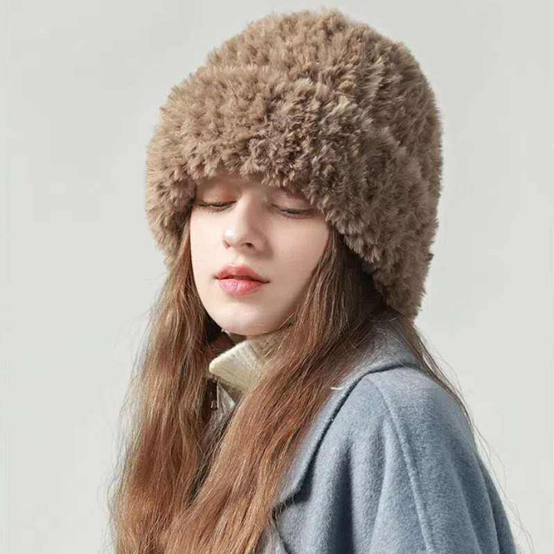 Soft Fuzzy Knitted Warm Beanie Hat | Warm &amp; Cozy Winter Accessory