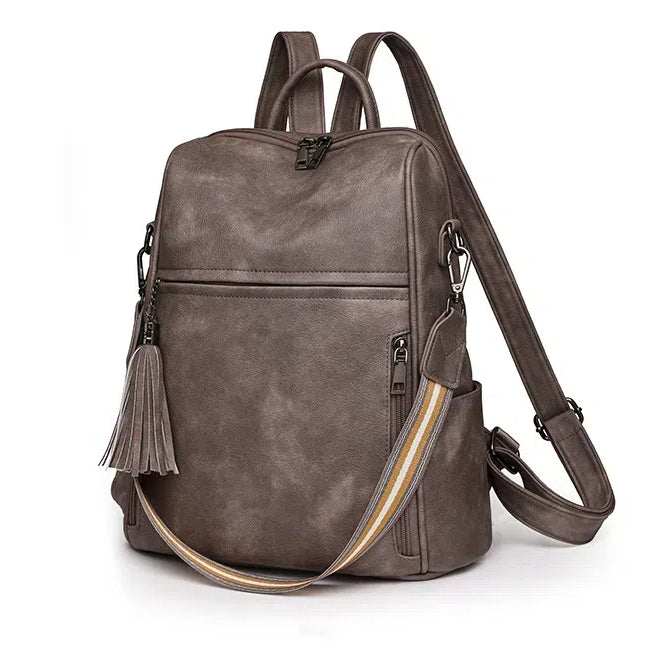 Elegant PU Leather Backpack | The Perfect Companion for Outings