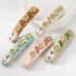 Metal Crystal Snap Hair Clips Hair Barrettes -