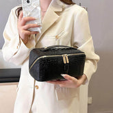 Large PU Leather Travel Cosmetic Bag