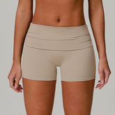Flip Fold High Waist Tummy Yoga Shorts