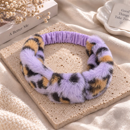 Plush Winter Hairband Yoga Fuzzy Headwrap