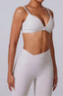 Triangle Cups Cross Back Sports Bra