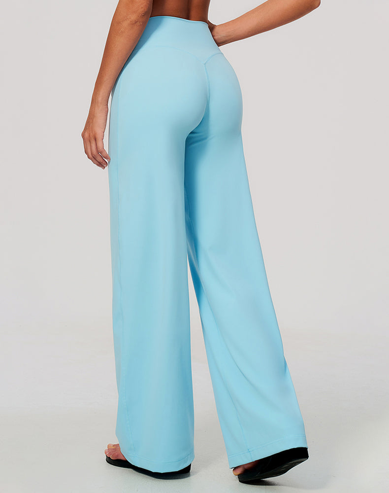 Front Seam Wide Leg Yoga Pants