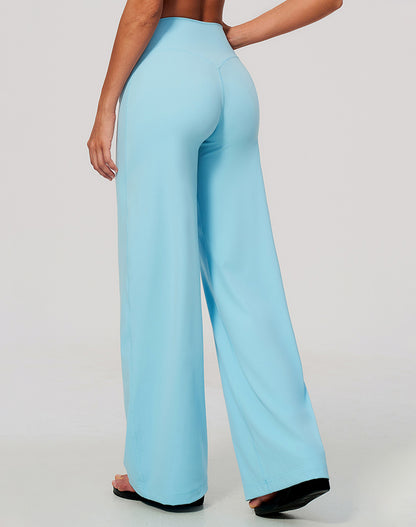 Front Seam Wide Leg Yoga Pants