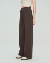 Casual Drawstring Waist Sweatpants Wide Leg Yoga Trousers