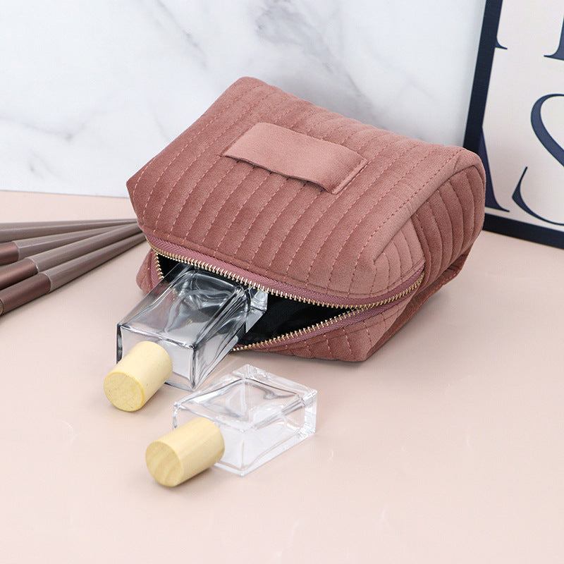 Velvet Makeup Bag Cosmetic Travel Organizer Toiletry Bag | Daily Use