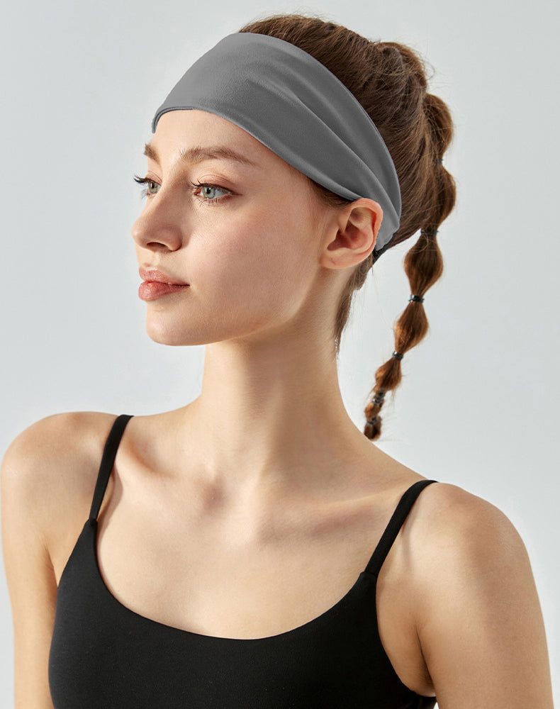 Wide Elastic Soft Sports Headband