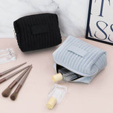 Velvet Makeup Bag Cosmetic Travel Organizer Toiletry Bag