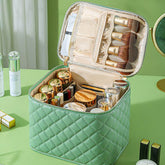 Large Travel Makeup Bag Organizer Cosmetic Bags with Dividers