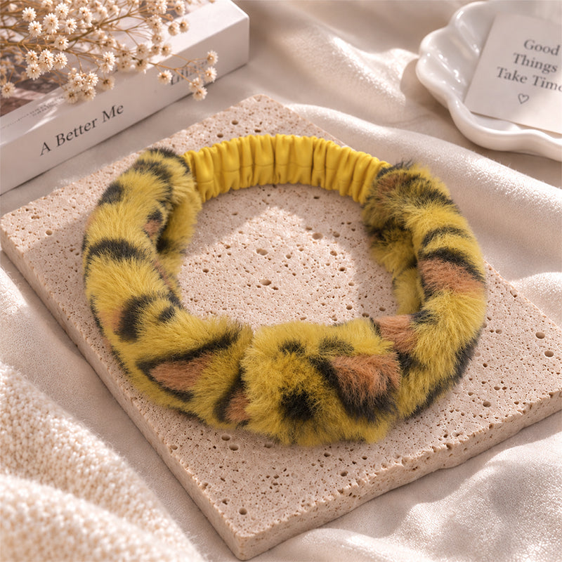 Plush Winter Hairband Yoga Fuzzy Headwrap