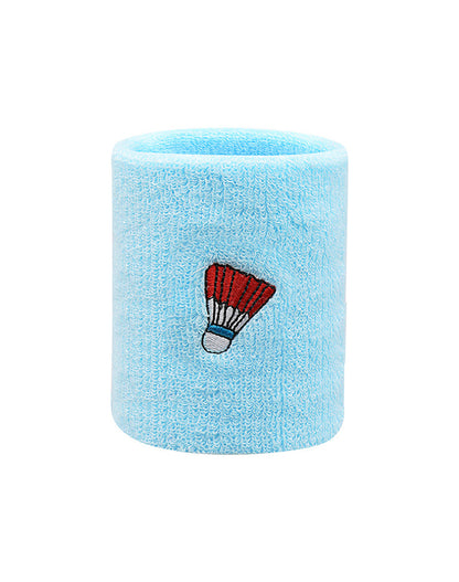 Badminton Embroidery Sports Wristband Set