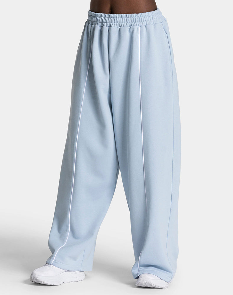 High Waist Wide Leg Lounge Sweatpants with Pockets