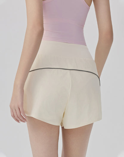 High Waisted Athletic Running Shorts with single Pocket