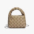 Trendy Woven Tote Bag With Chain -